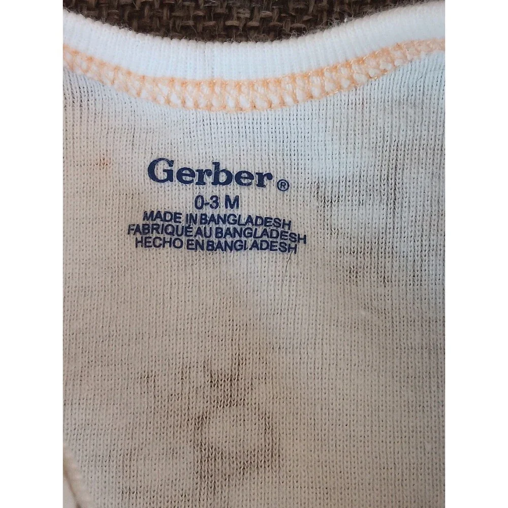 Gerber shirt size